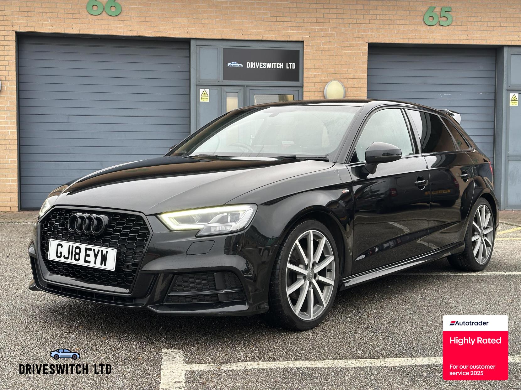 Audi A3 1.5 TFSI CoD Black Edition Sportback 5dr Petrol Manual Euro 6 (s/s) (150 ps)