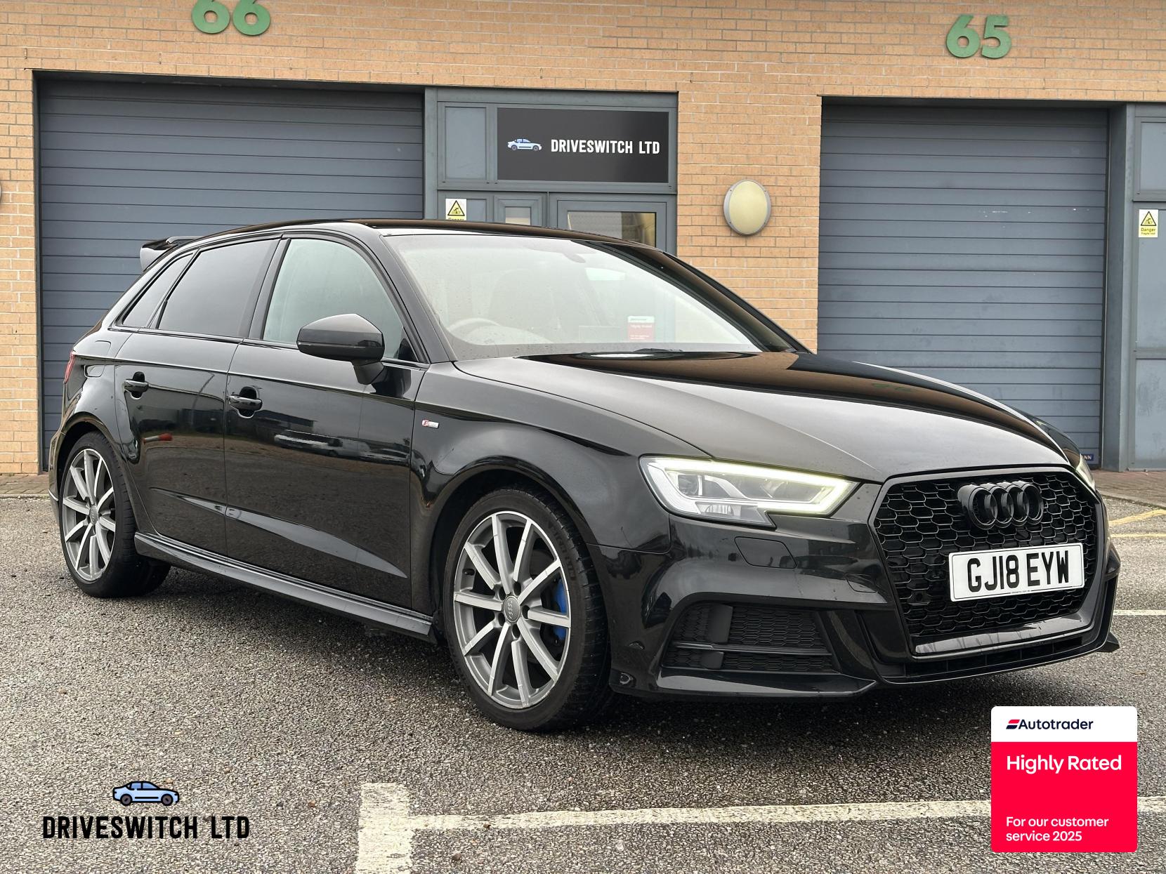Audi A3 1.5 TFSI CoD Black Edition Sportback 5dr Petrol Manual Euro 6 (s/s) (150 ps)