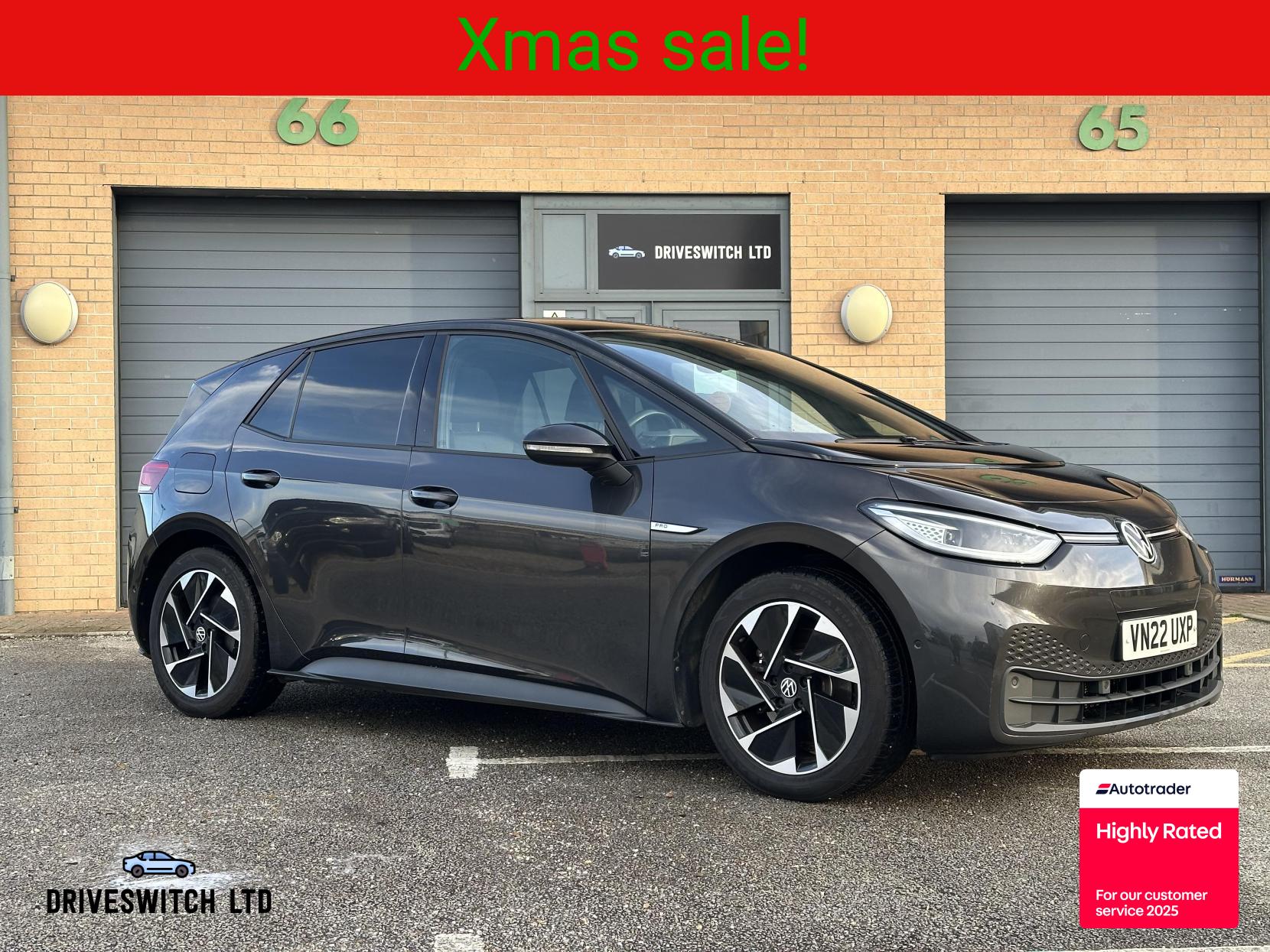 Volkswagen ID.3 Pro Performance 58kWh Family Hatchback 5dr Electric Auto (204 ps)