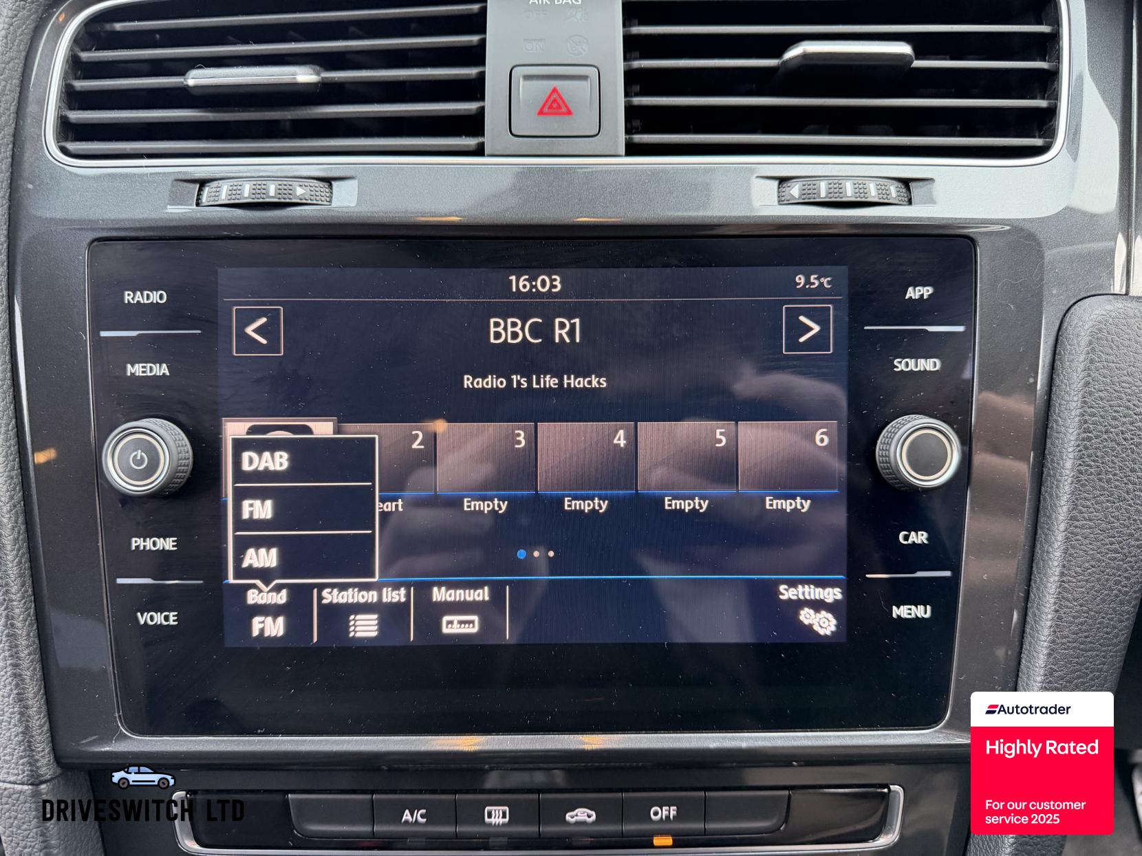 Volkswagen Golf 1.0 TSI SE Hatchback 5dr Petrol Manual Euro 6 (s/s) (115 ps)