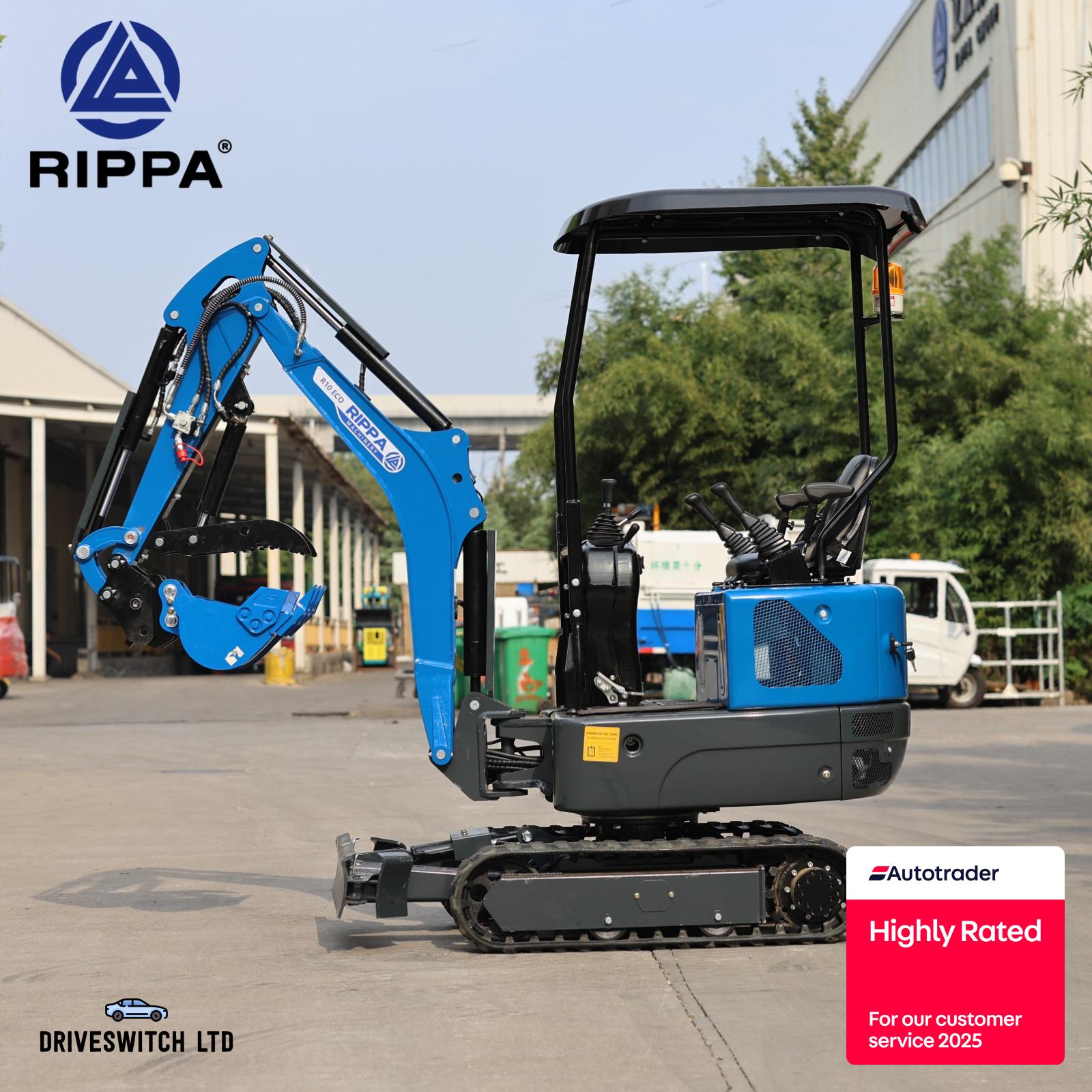 Brand New RIPPA  R10 Mini digger / excavator