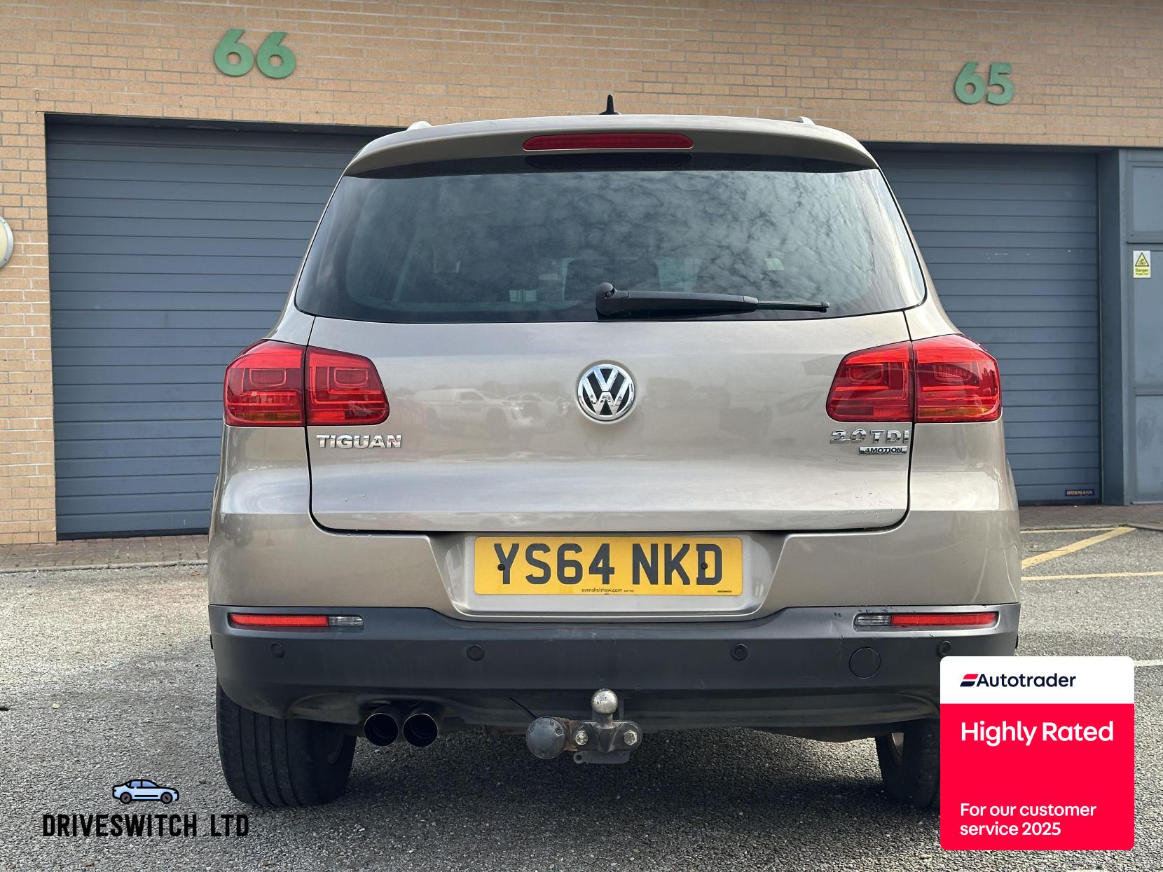 Volkswagen Tiguan 2.0 TDI BlueMotion Tech Match SUV 5dr Diesel Manual 4WD Euro 5 (s/s) (140 ps)