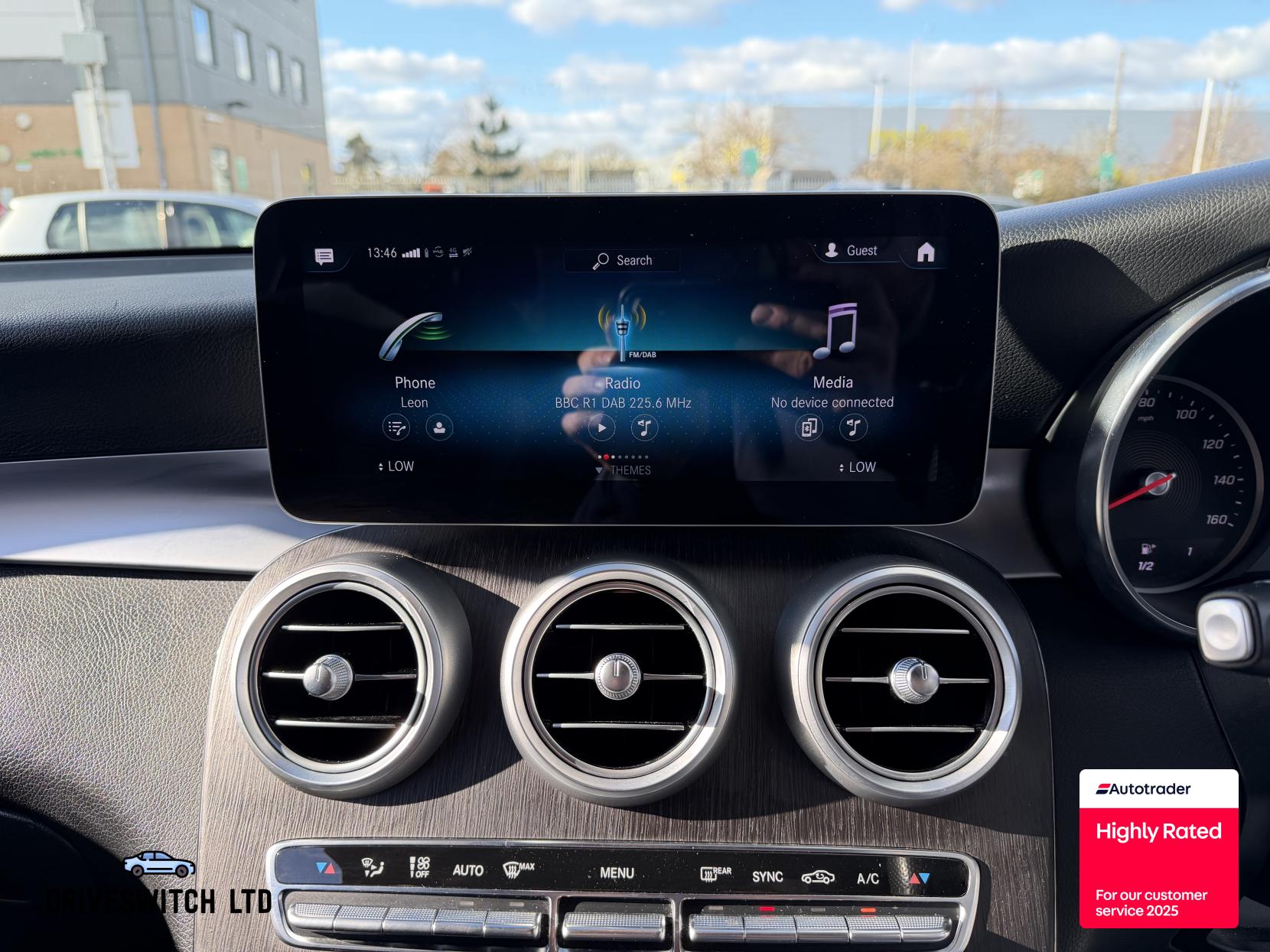 Mercedes-Benz GLC 2.0 GLC220d AMG Line SUV 5dr Diesel G-Tronic+ 4MATIC Euro 6 (s/s) (194 ps)