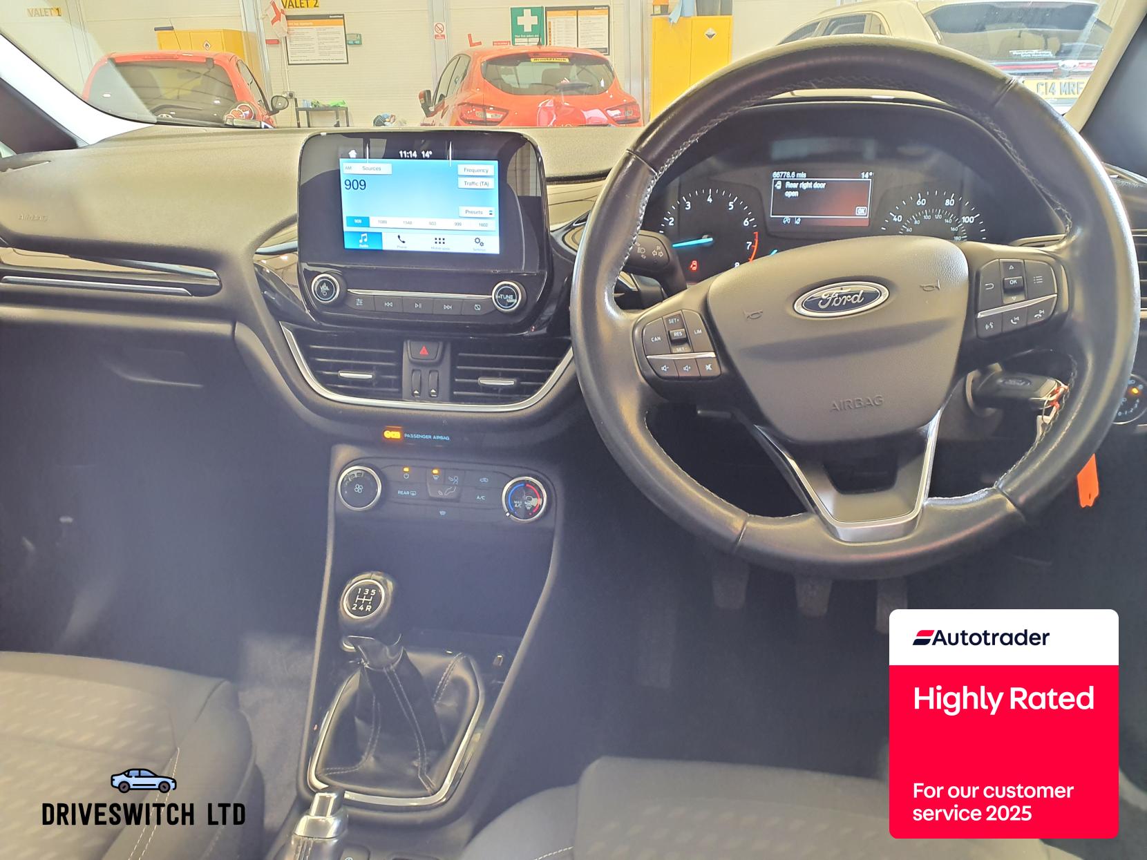 Ford Fiesta 1.1 Ti-VCT Zetec Hatchback 5dr Petrol Manual Euro 6 (s/s) (85 ps)