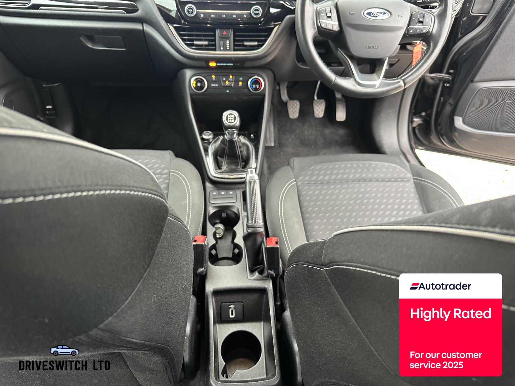 Ford Fiesta 1.1 Ti-VCT Zetec Hatchback 5dr Petrol Manual Euro 6 (s/s) (85 ps)