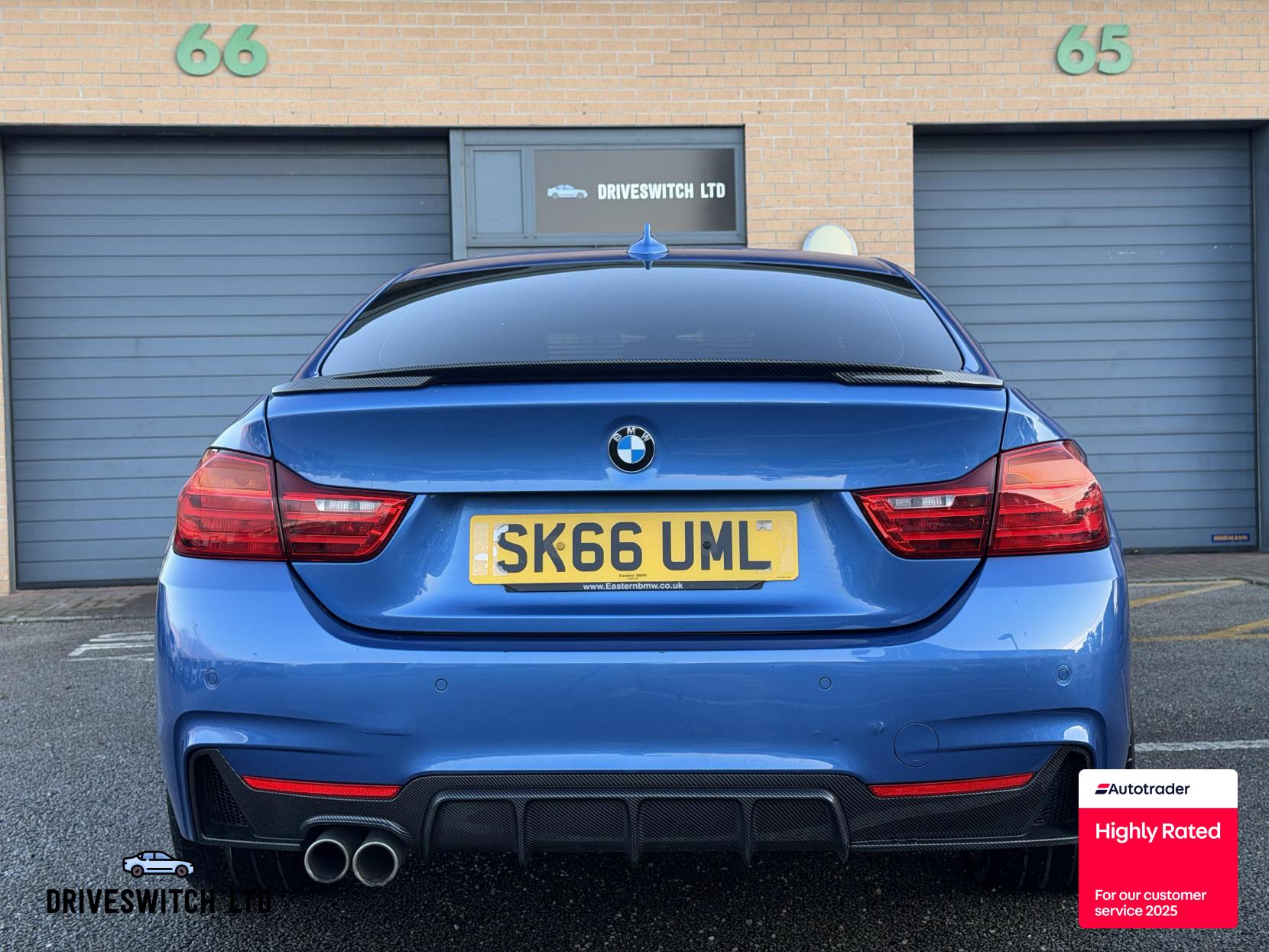 BMW 4 Series Gran Coupe 2.0 420d M Sport Hatchback 5dr Diesel Auto Euro 6 (s/s) (190 ps)